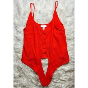 Topshop Polly Tie Front Camisole